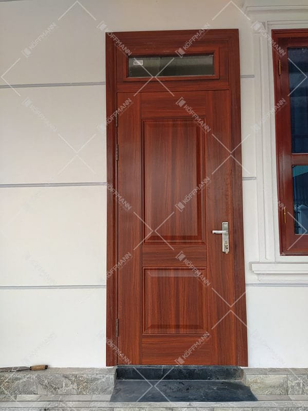 Cửa thép vân gỗ Koffmann KG-1.06-1TK Bến Tre - Mai Chương