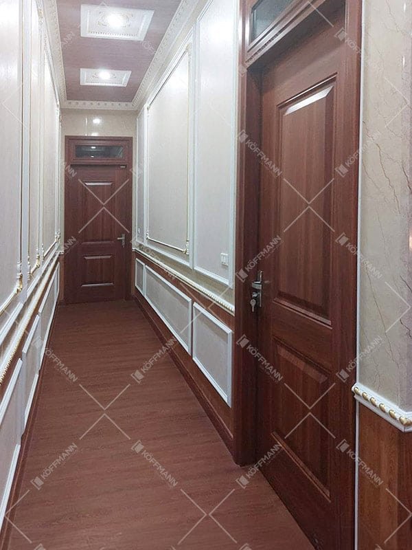 Cửa thép vân gỗ Koffmann KG-1.06-1TK Bến Tre - Mai Chương