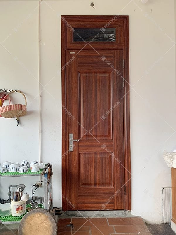Cửa thép vân gỗ Koffmann KG-1.06-1TK Bến Tre - Mai Chương