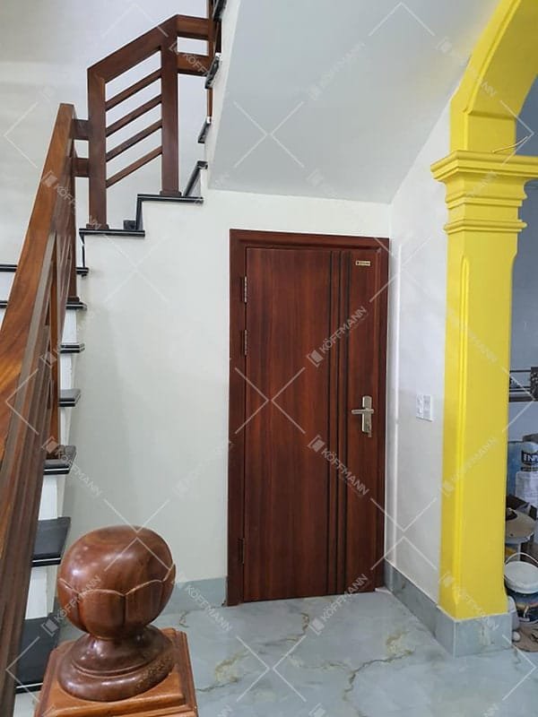 Cửa thép vân gỗ Koffmann KG-1.08 - 1 cánh - Mai Chương