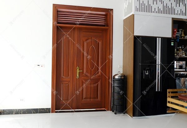 Cửa thép vân gỗ Koffmann KG-21.07.07A 2 cánh - Bến Tre