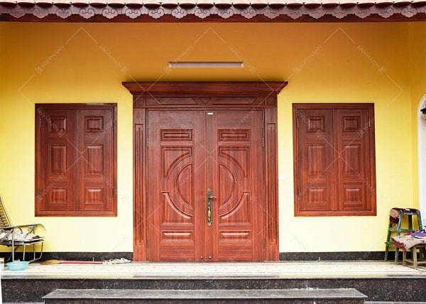 Cửa thép vân gỗ Luxury Koffmann KL-22.01-2TK - Maiwindows Bến Tre