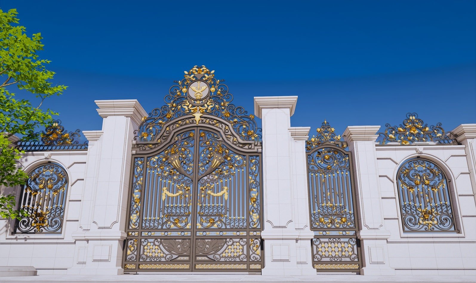 Hàng rào sắt mỹ thuật Bến Tre - Maiwindows