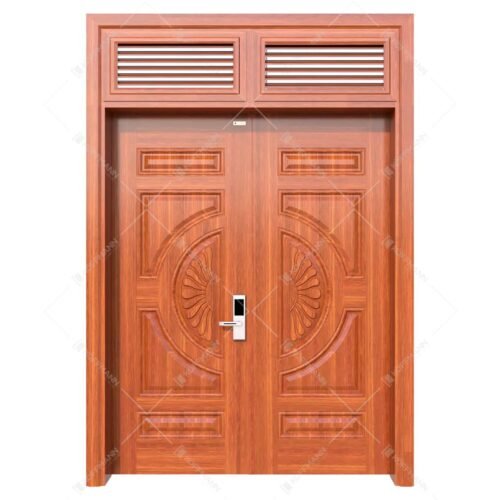 Cửa thép vân gỗ Koffmann KG-22.01H.01H-2NC tại Bến Tre - Mai Chương