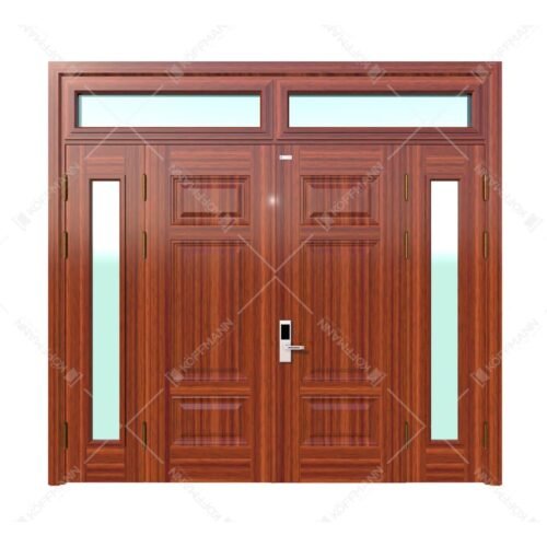 Cửa thép vân gỗ Koffmann KG-41.03.K-2TK tại Bến Tre - Mai Chương