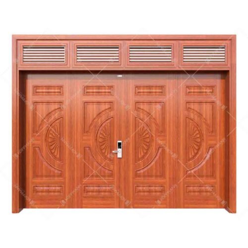 Cửa thép vân gỗ Koffmann KG-42.01H.01H-4NC tại Bến Tre - Mai Chương