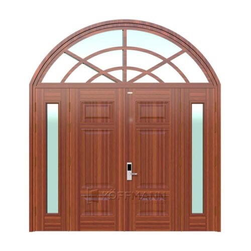 Cửa thép vân gỗ Koffmann KGV-41.03.K 4 cánh tại Bến Tre - Mai Chương
