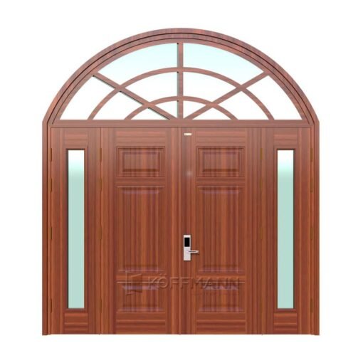 Cửa thép vân gỗ Koffmann KGV-41.03.K 4 cánh tại Bến Tre - Mai Chương