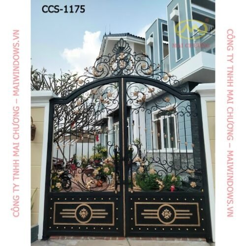 Cửa cổng sắt mỹ thuật CCS-1175