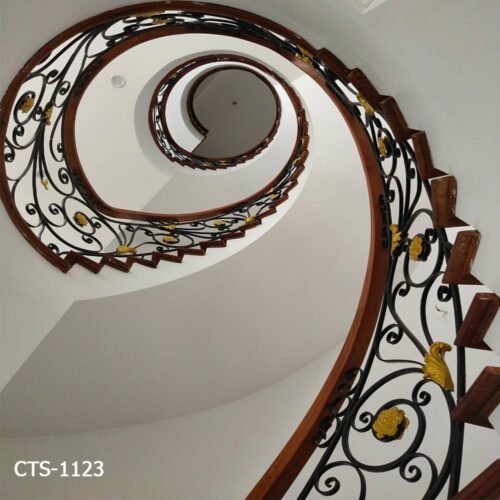 Cầu thang sắt mỹ thuật CTS-1123