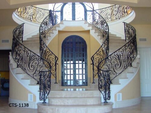 Cầu thang sắt mỹ thuật CTS-1138